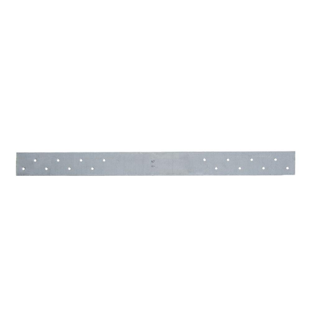 Basset Products 1-1/2 in. x 12 in. 18-Gauge 8 Holes FHA Nail Plate (50 ...