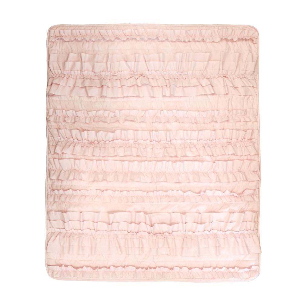 Lush Decor Belle Pink Blush Throw 16t000207 The Home Depot Lush Decor Belle Pink Blush Throw