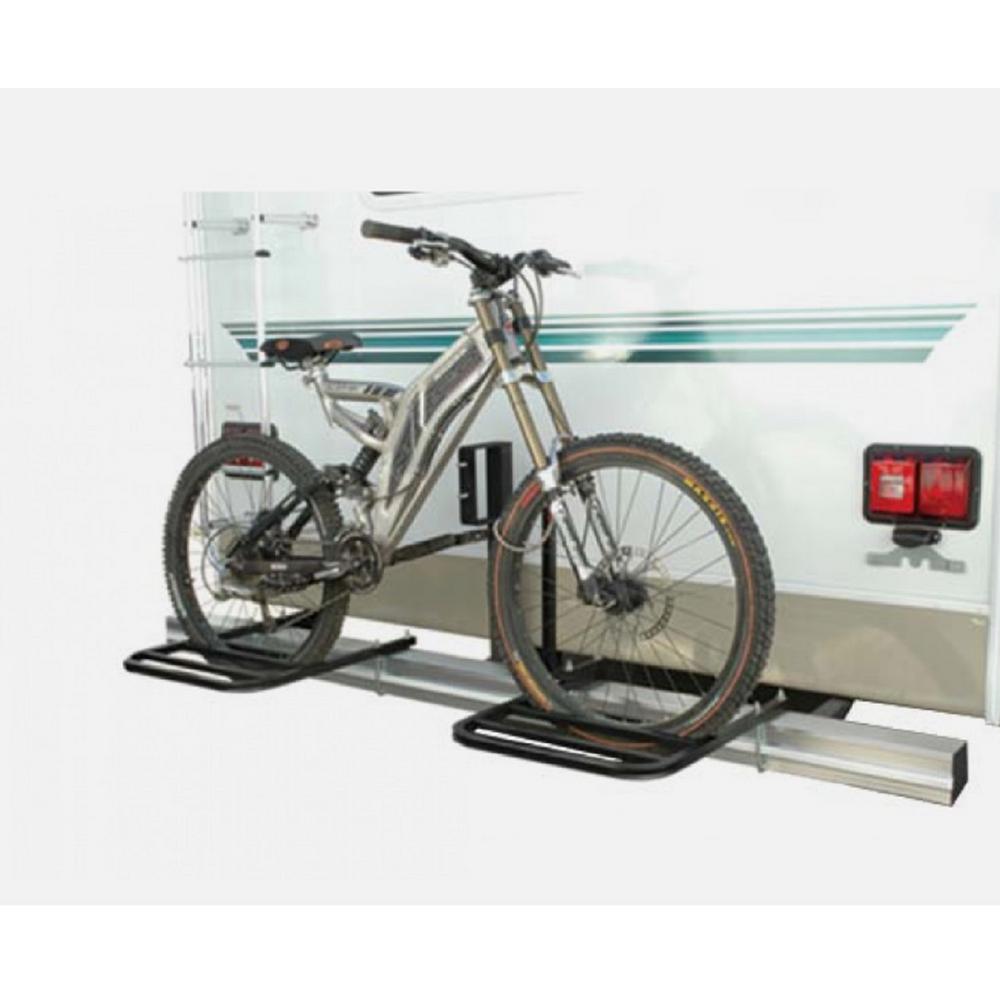 rv bumper mounted bike rack