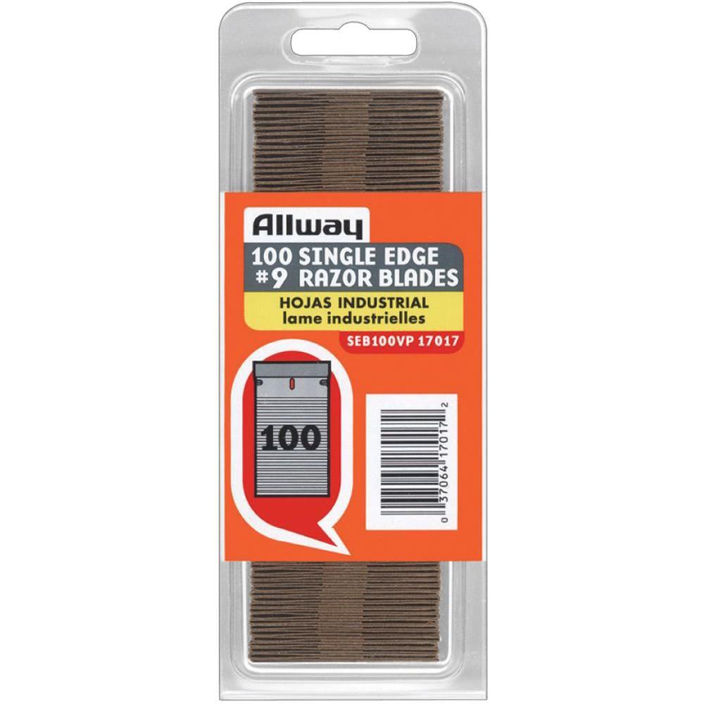 0 009 In Single Edge Blades 100 Pack