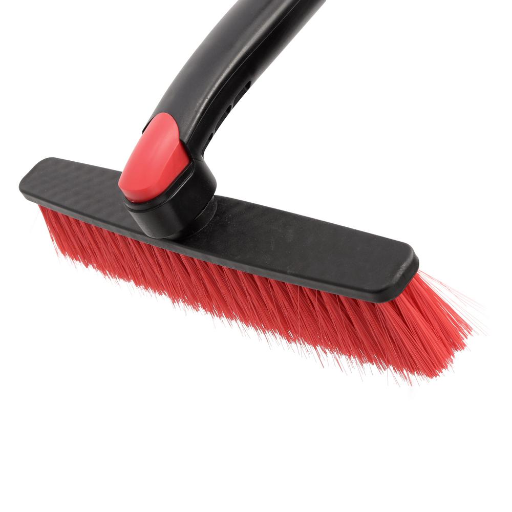 HistenOne 32/” Snow Brush and Ice Scraper Heavy-Duty Extendable Detachable Frost and Snow Removal Broom with Thick Foam Grip for Cars SUV Truck Windshield Windows