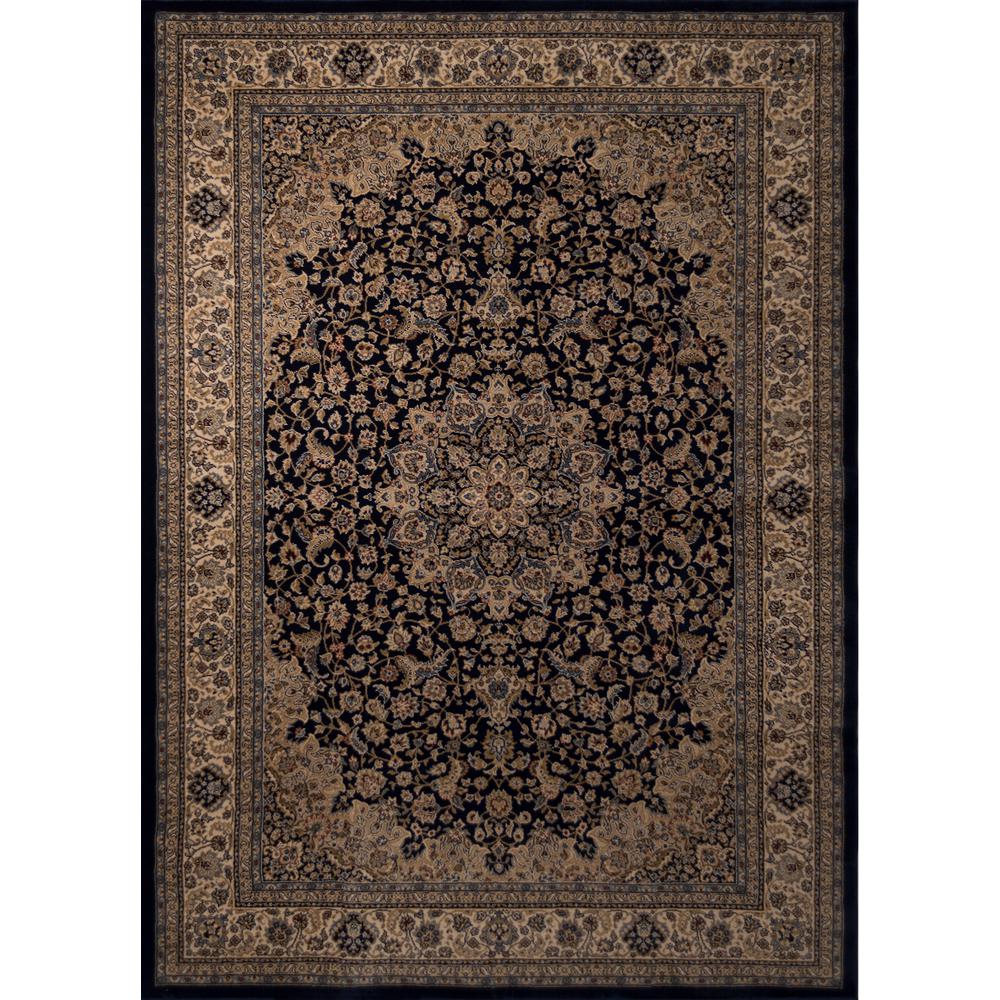 Balta US Classical Manor Blue 6 ft. 6 in. x 9 ft. 6 in. Area Rug