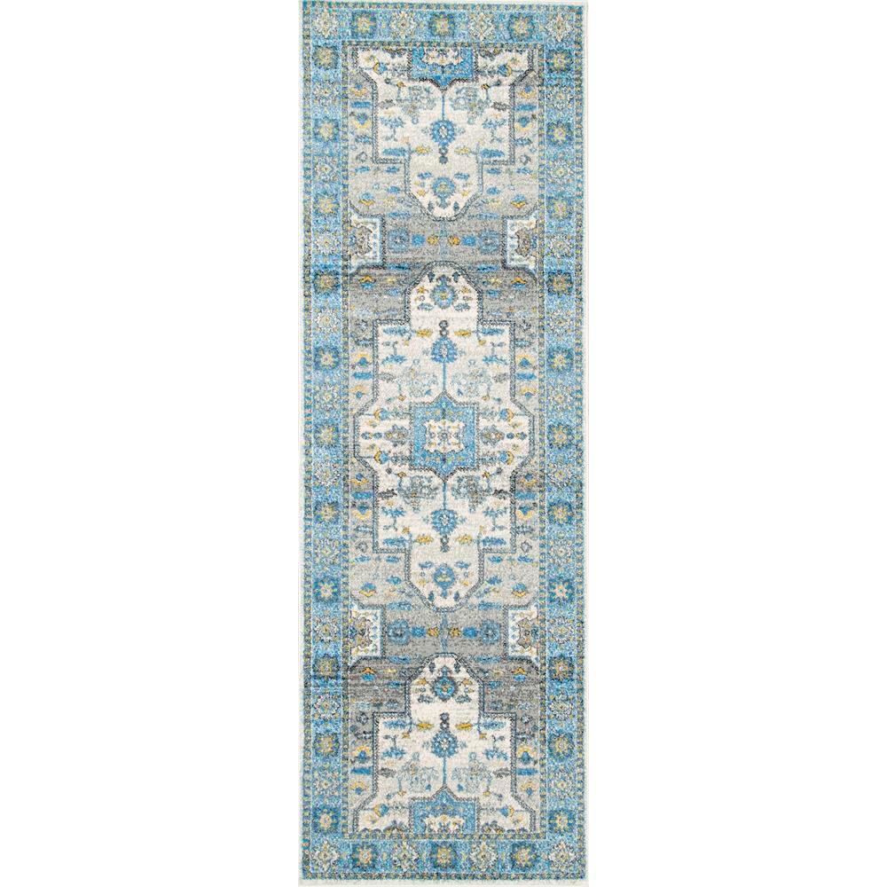 Nuloom Nova Stripes Grey 2 Ft 8 In X Runner Rug Rzbd65b 2808 Nova Stripes Grey 2 Ft 8 In X Runner Rug