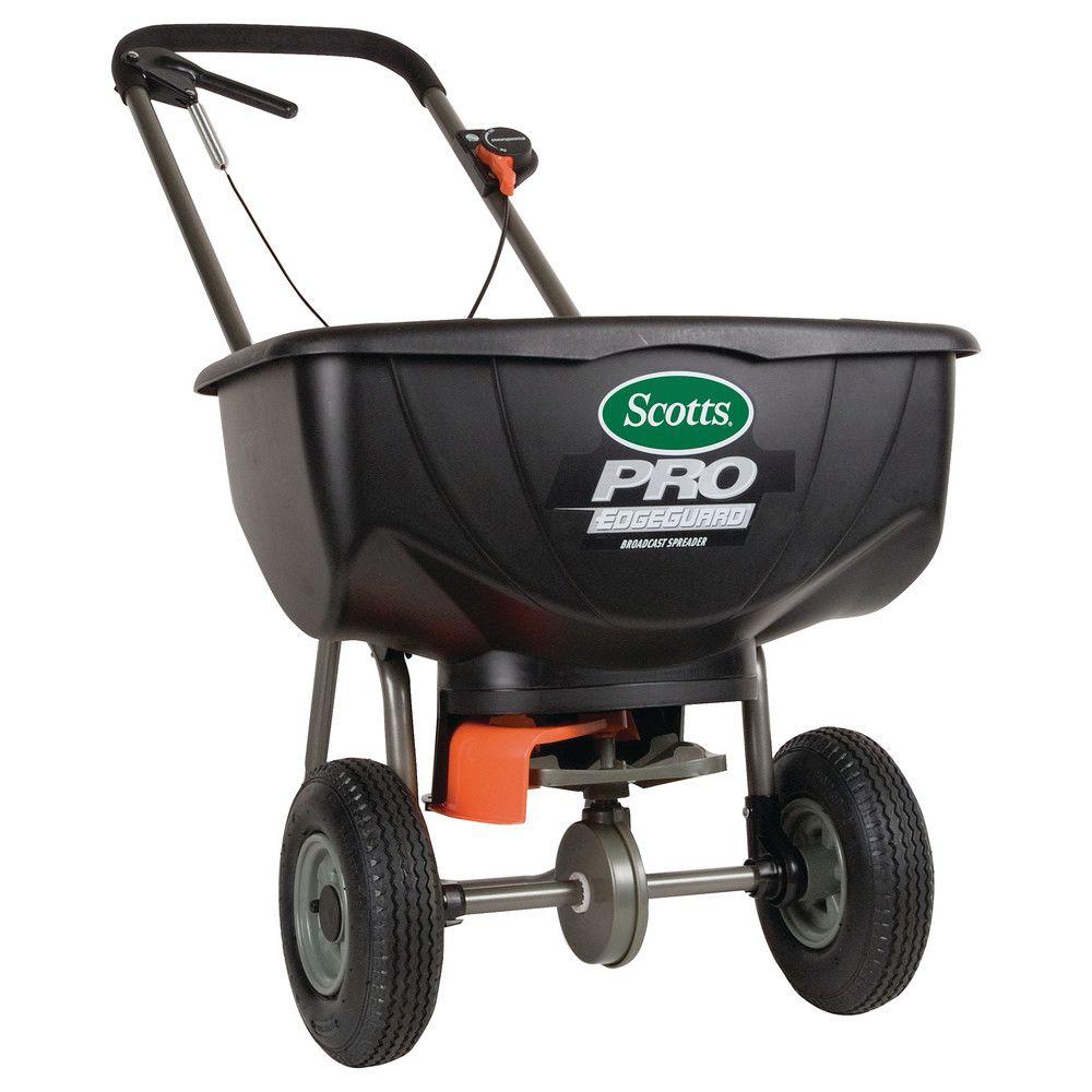 Scotts 17.5 lb. 18,000 sq. ft. Pro EdgeGuard Broadcast Spreader by Scotts