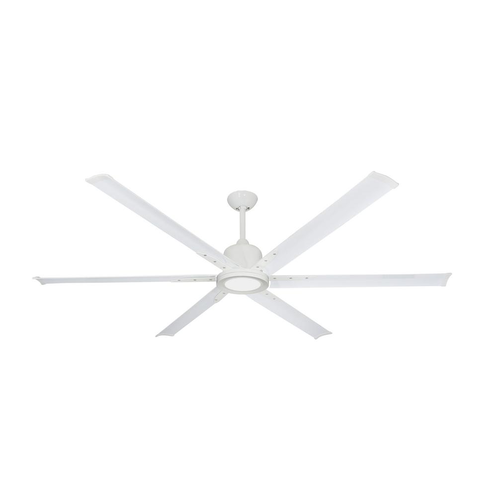 White Commercial Outdoor Ceiling Fans Lighting The