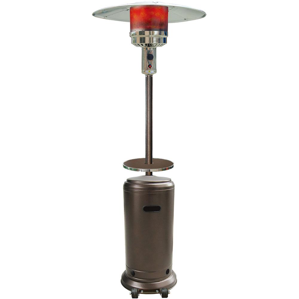 Hanover 7 Ft 41 000 Btu Bronze Stainless Steel Umbrella Propane Bronze Stainless Steel Umbrella Propane