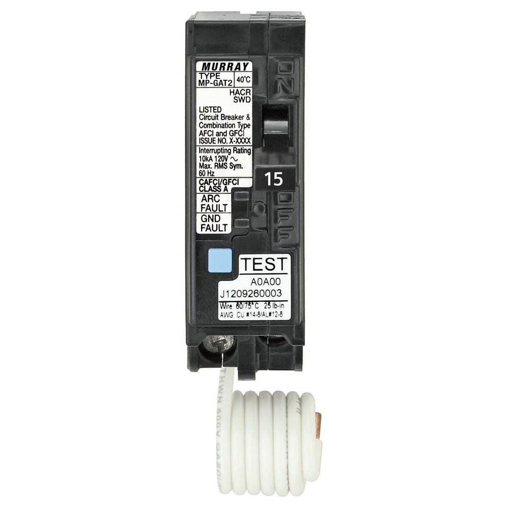 15amp Singlepole Type Mpcircuit Breakermp115u The Home Depot