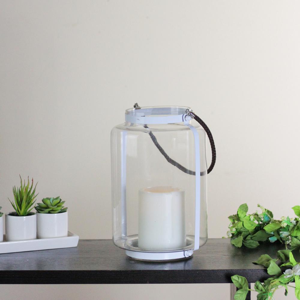 Northlight 18 In Clear Glass Hurricane Lantern Candle Holder Clear Glass Hurricane Lantern Candle Holder