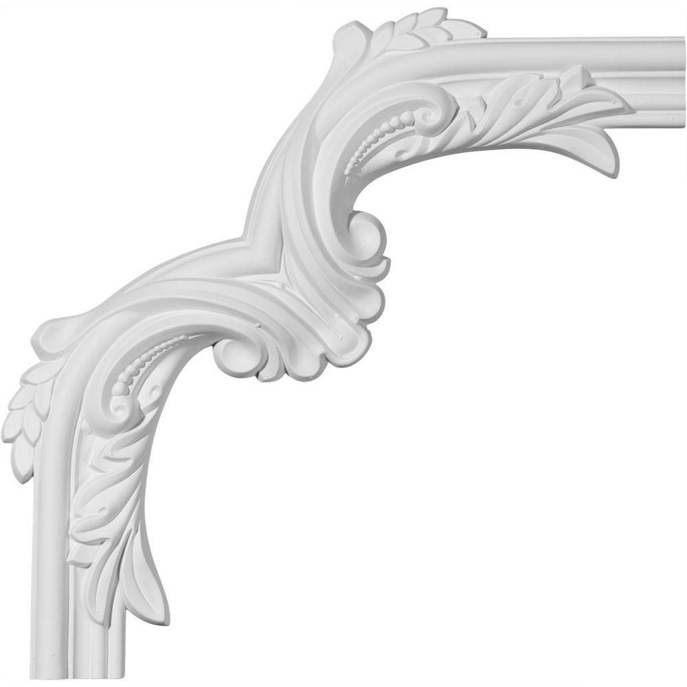 12-Inch x 12-Inch x 3//4-Inch Ekena Millwork PML12X12EM Emery Panel Molding Corner