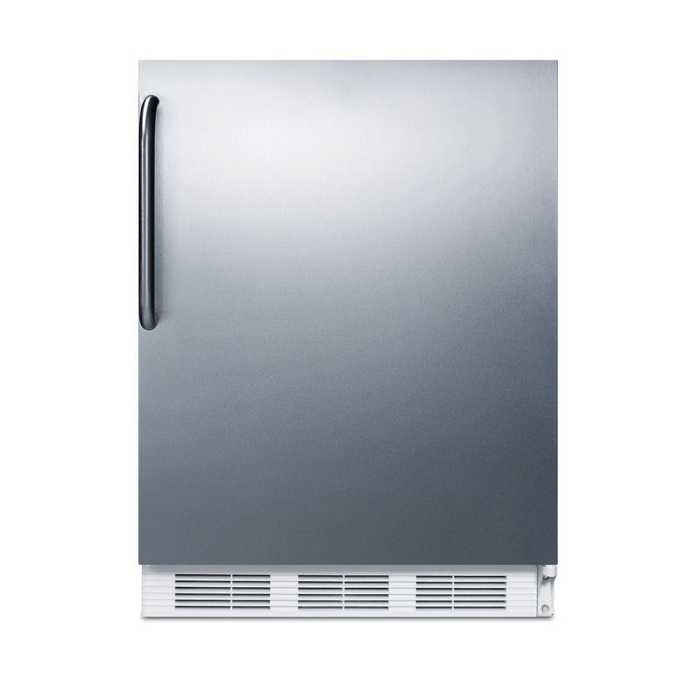 Summit Liance 5 1 Cu Ft Mini Refrigerator In Stainless Steel Mini Refrigerator In Stainless Steel