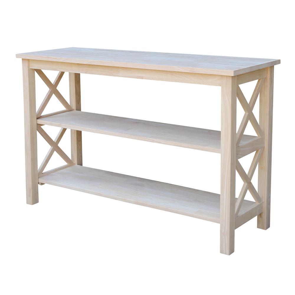 Hampton Unfinished Console Table