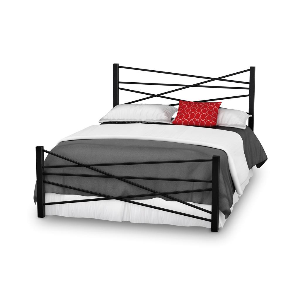 Crosston Black Metal Full Size Bed