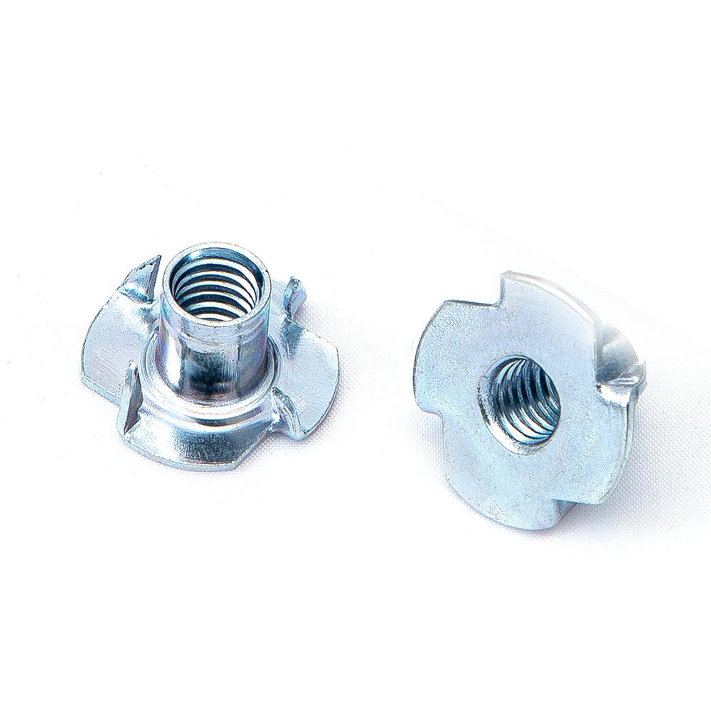 10-Pack Zinc Plated Steel 3-Prong 5//16 in.-18 X 7//16 in. Prime-Line 9078030 T-Nuts