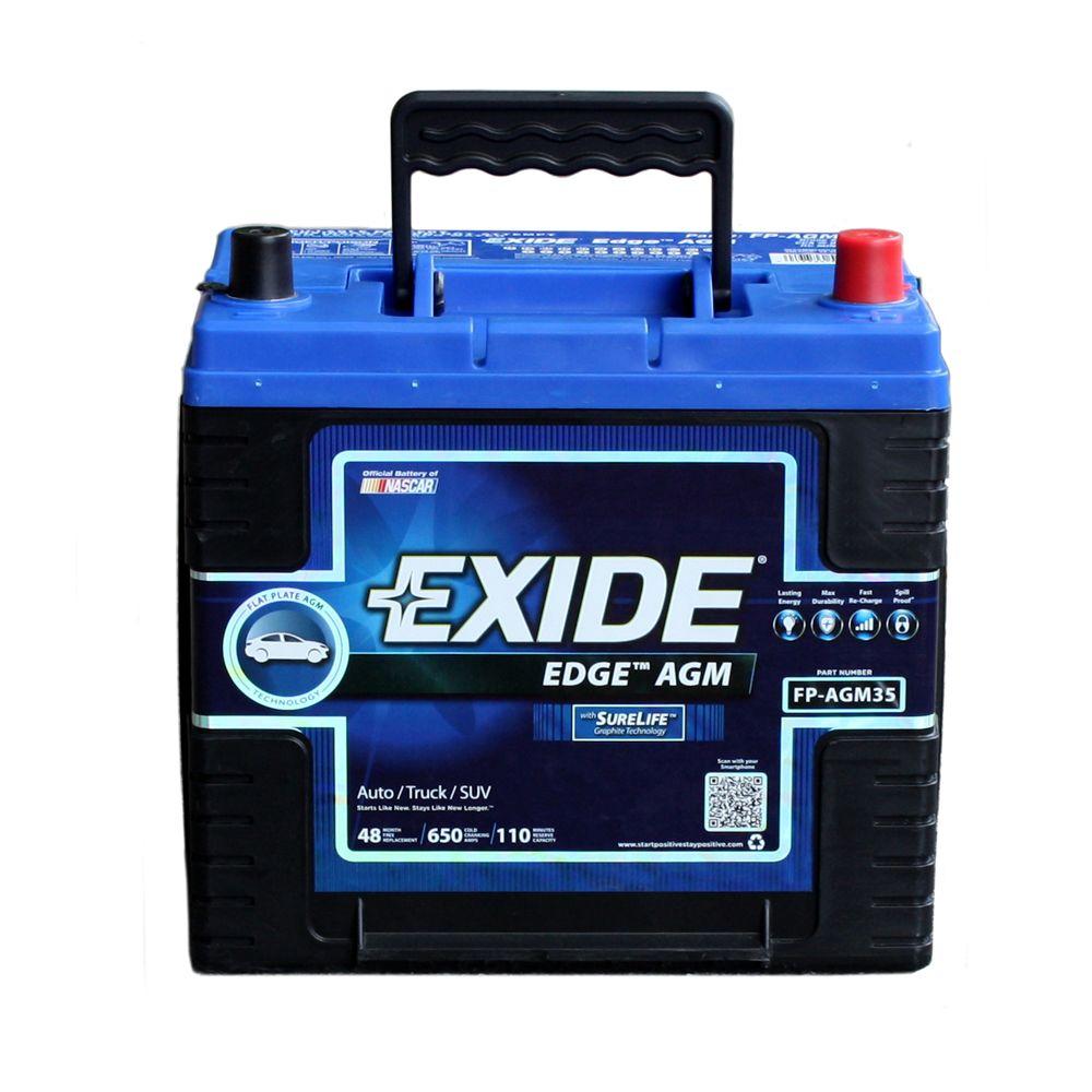 Edge 35 Auto AGM Battery-FP-AGM35DS - The Home Depot