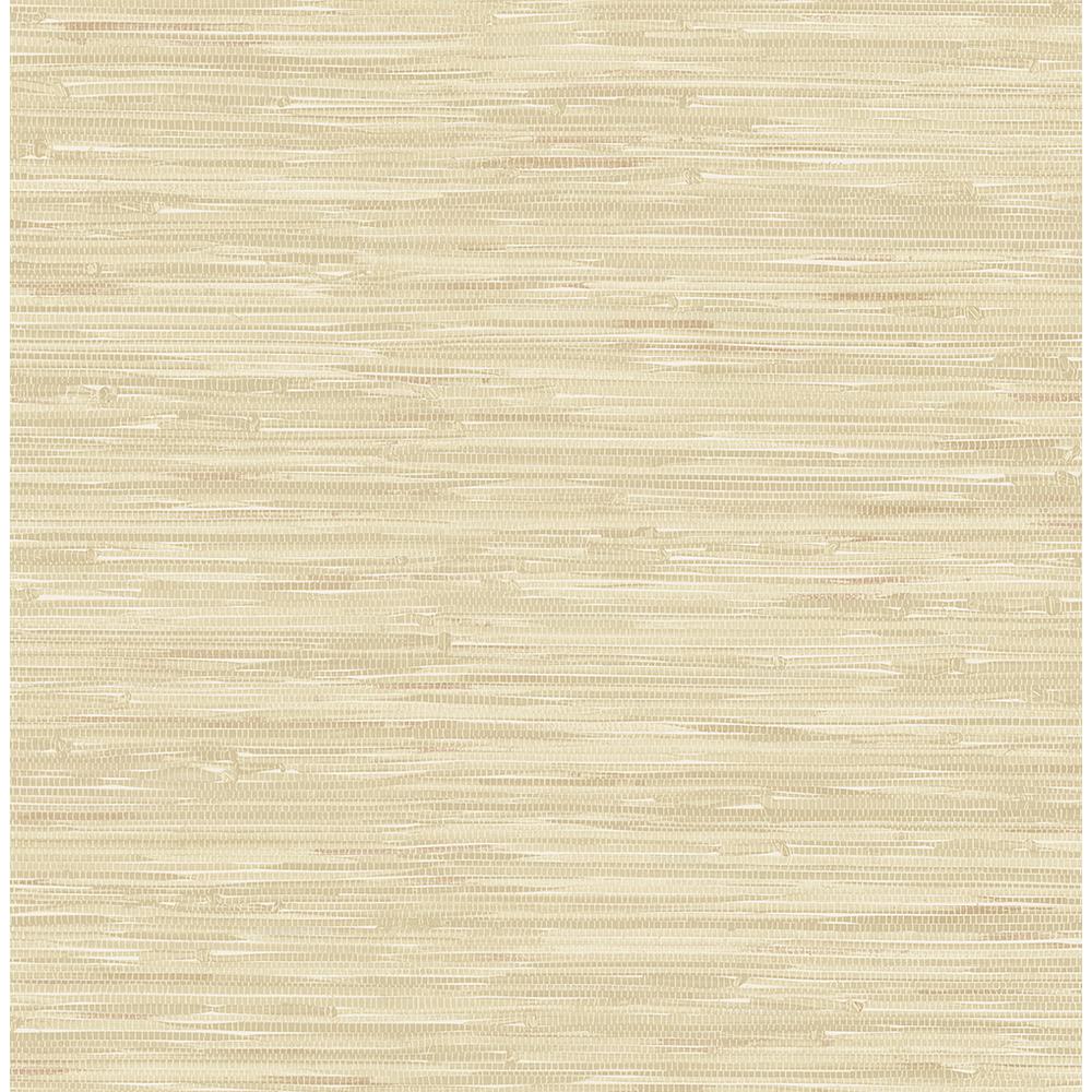 A-Street Natalie Taupe Faux Grasscloth Wallpaper-2657-22267 - The Home