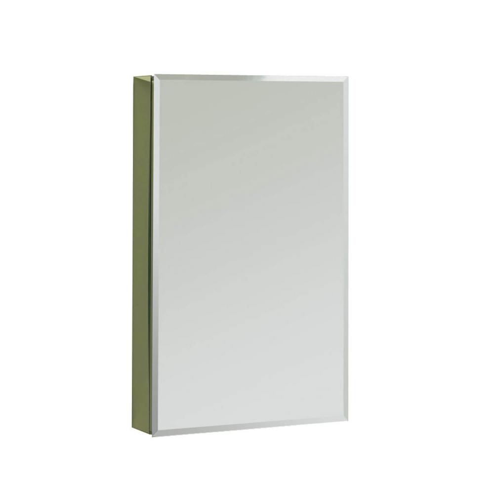 Maax Sv1530 15 In X 30 In Recessed Or Surface Mount Medicine Cabinet In Single View Beveled Mirror 126522 801 084 000 The Home Depot