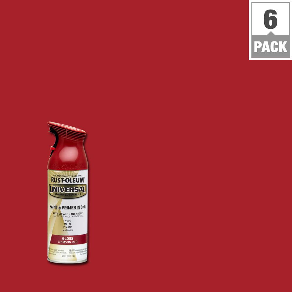 Crimson Red Paint The Home Depot All Surface Gloss Crimson Red Spray Paint And Primer In One 6