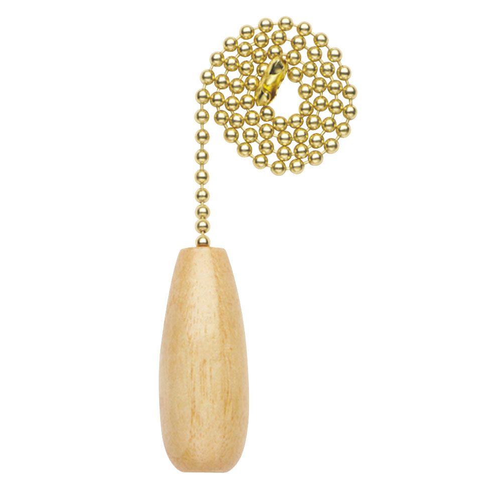 Westinghouse Natural Wooden Ball Pull Chain7708700 The Home Depot