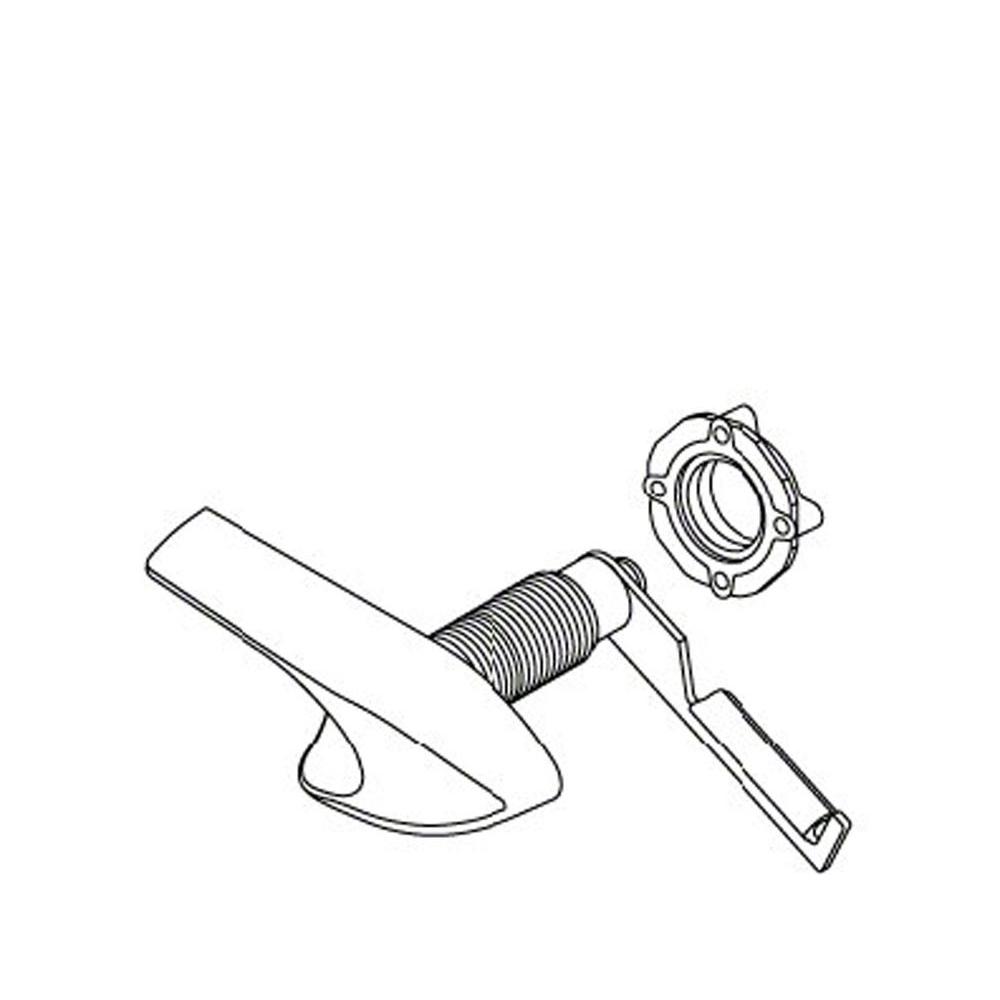 KOHLER Left Hand Toilet Tank Lever Kit, Polished Chrome1045276CP The Home Depot