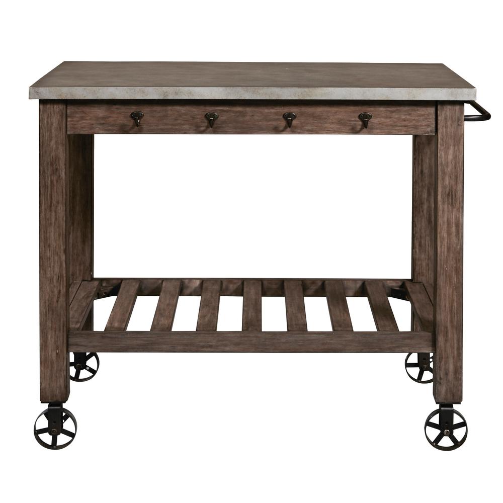 Right2home Distressed Metal Wrapped Kitchen Island Ds Distressed Metal Wrapped Kitchen Island