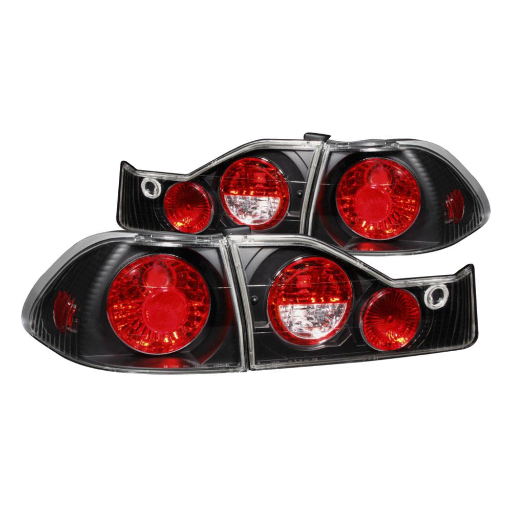 Anzo Usa 1998 2000 Honda Accord Taillights Black 221041 The Home Depot 1998 2000 Honda Accord Taillights Black