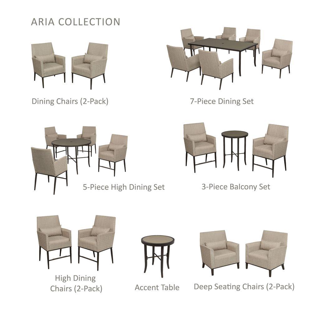 Hampton Bay Aria Patio Side Table Hampton Bay Aria Patio Side Table