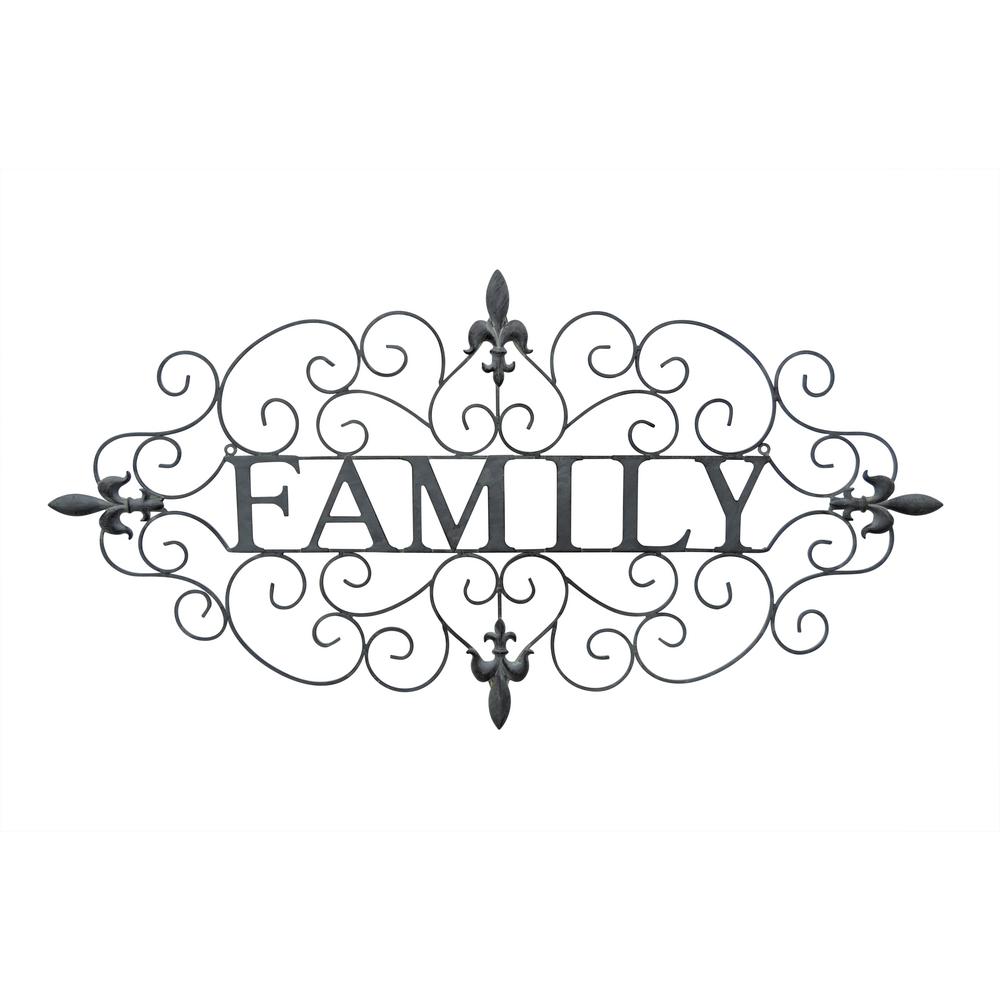 Three Hands Metal Family Wall Decor 70997 The Home Depot Three Hands Metal Family Wall Decor