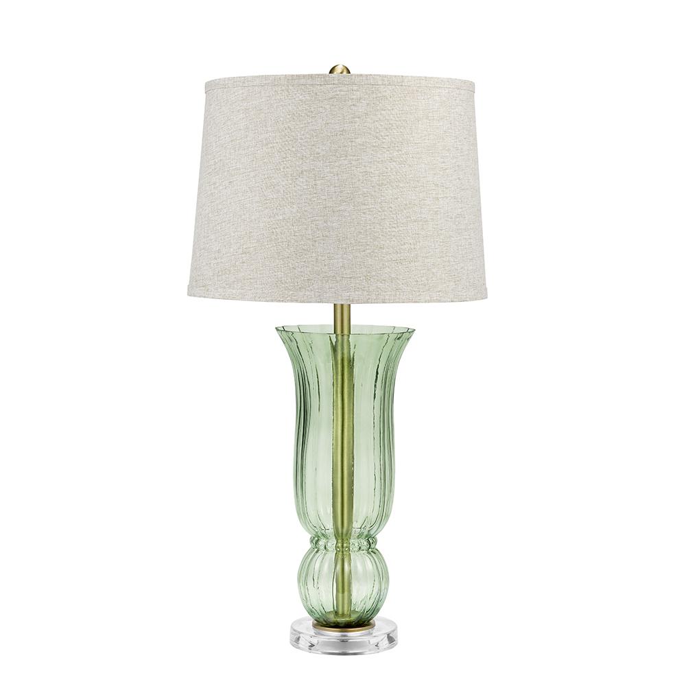 sea glass table lamp