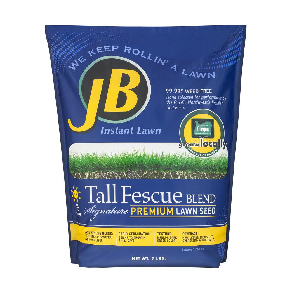 JB JB Signature 7 lb. Tall Fescue Grass SeedTF7 The Home Depot