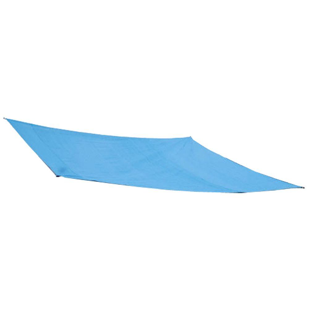King Canopy 10 ft. W x 10 ft. D Blue Quadrilateral Sun Shade SailPC2001010B The Home Depot