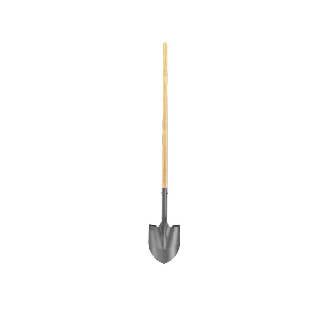Bon Tool 48 In Wood Handle Econo Round Point Shovel 84 220 The Wood Handle Econo Round Point Shovel