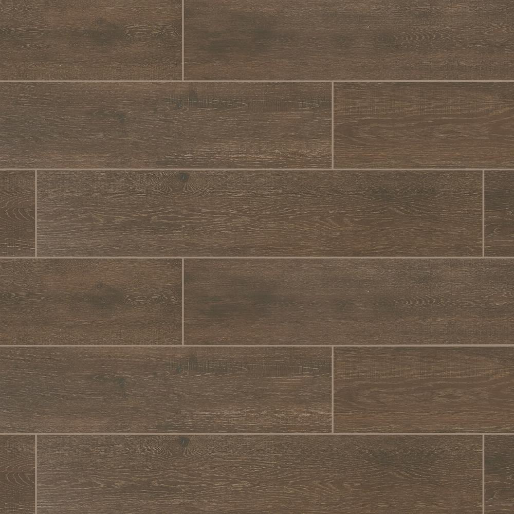 Marazzi Sequoia Forest Rustic Brown 8 in x 40 in 