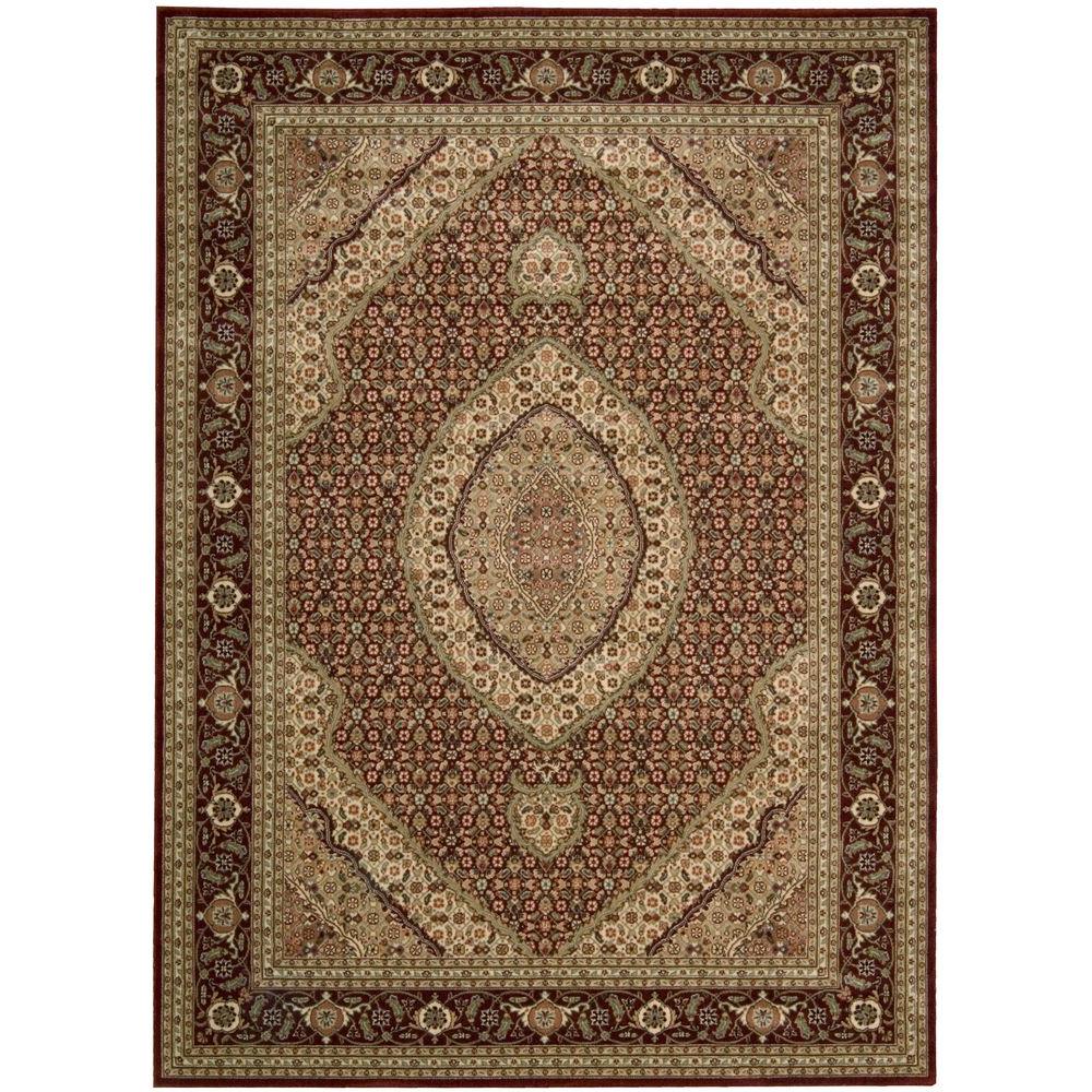 Nourison Persian Arts Brick 5 Ft X 7 Area Rug 692320 The Home Nourison Persian Arts Brick 5 Ft X 7 Area Rug