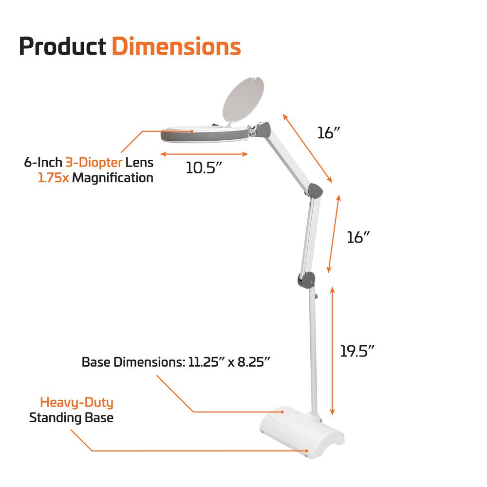 magnifying desk lamp home depot