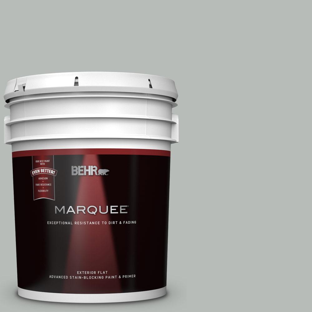 BEHR MARQUEE 5 gal. T1819 Quiet Time Flat Exterior Paint BEHR MARQUEE 5 gal. T1819 Quiet Time Flat Exterior Paint