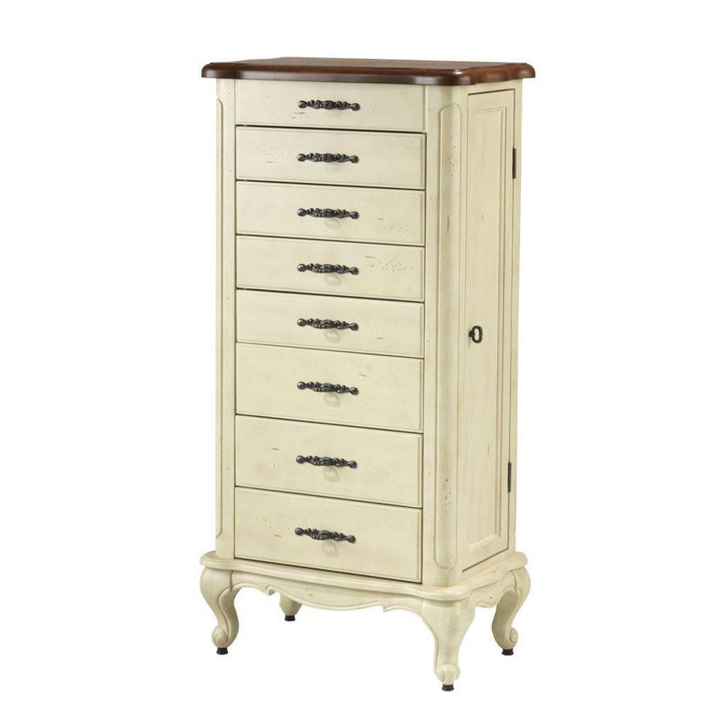  Home  Decorators  Collection  Provence White Jewelry  Armoire  
