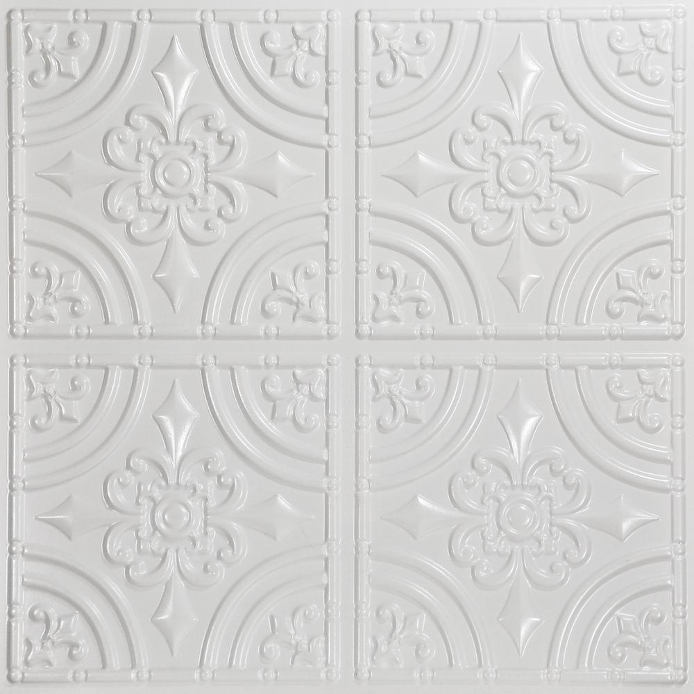 White Pvc Square Ceiling Tiles Ceilings The Home Depot