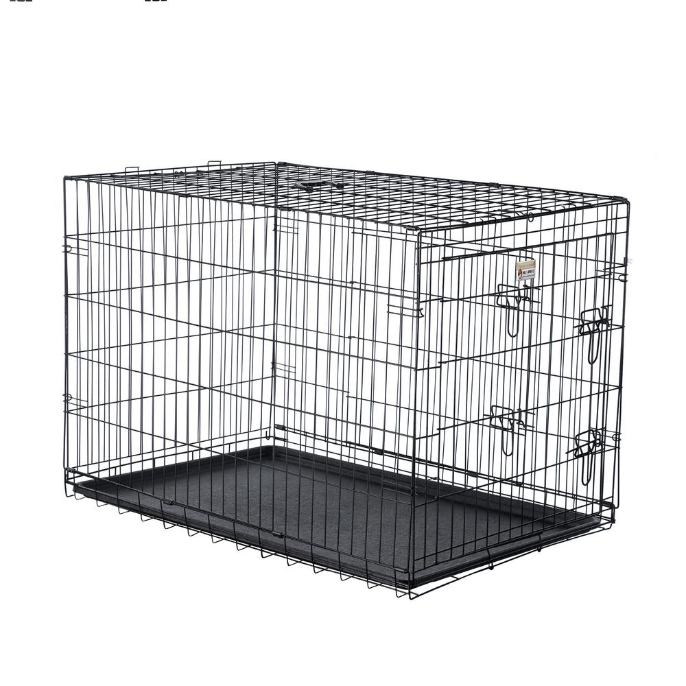 2 door folding dog crate