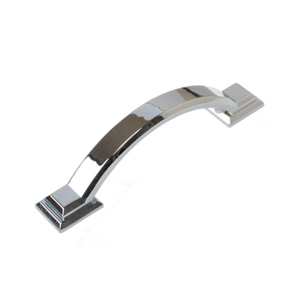 Art Deco 10 Chrome Drawer Pulls Cabinet Hardware The