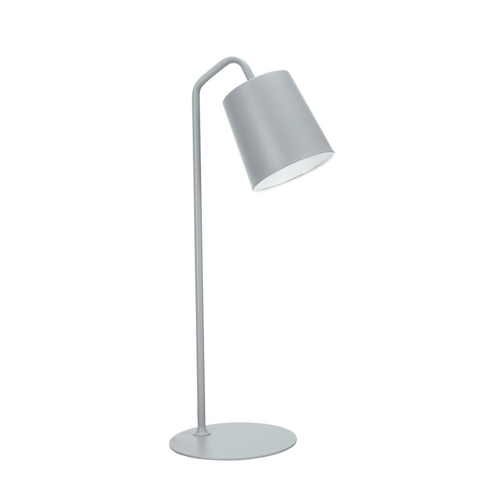 gray desk lamp