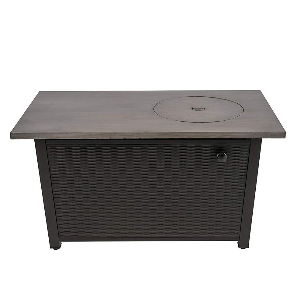 Legacy Heating 48 In W X 26 In H Rectangular Steel Wicker Base