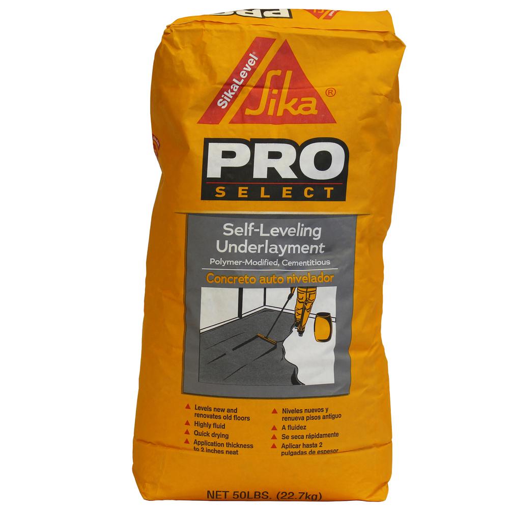 Sika 50 Lbs Self Leveling Underlayment 517004 The Home Depot