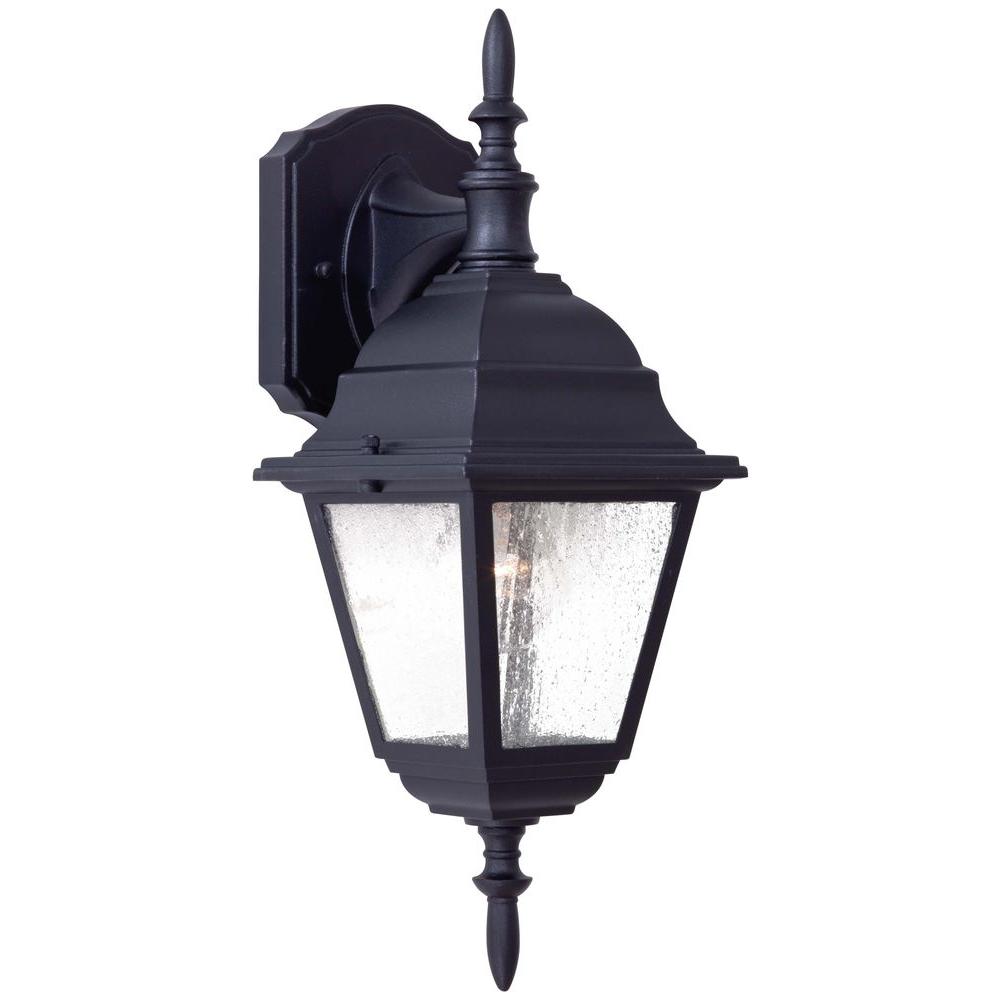 The Great Outdoors By Minka Lavery Bay Hill Wall Mount 1 Light Black The Great Outdoors By Minka Lavery Bay Hill Wall Mount 1 Light Black Outdoor