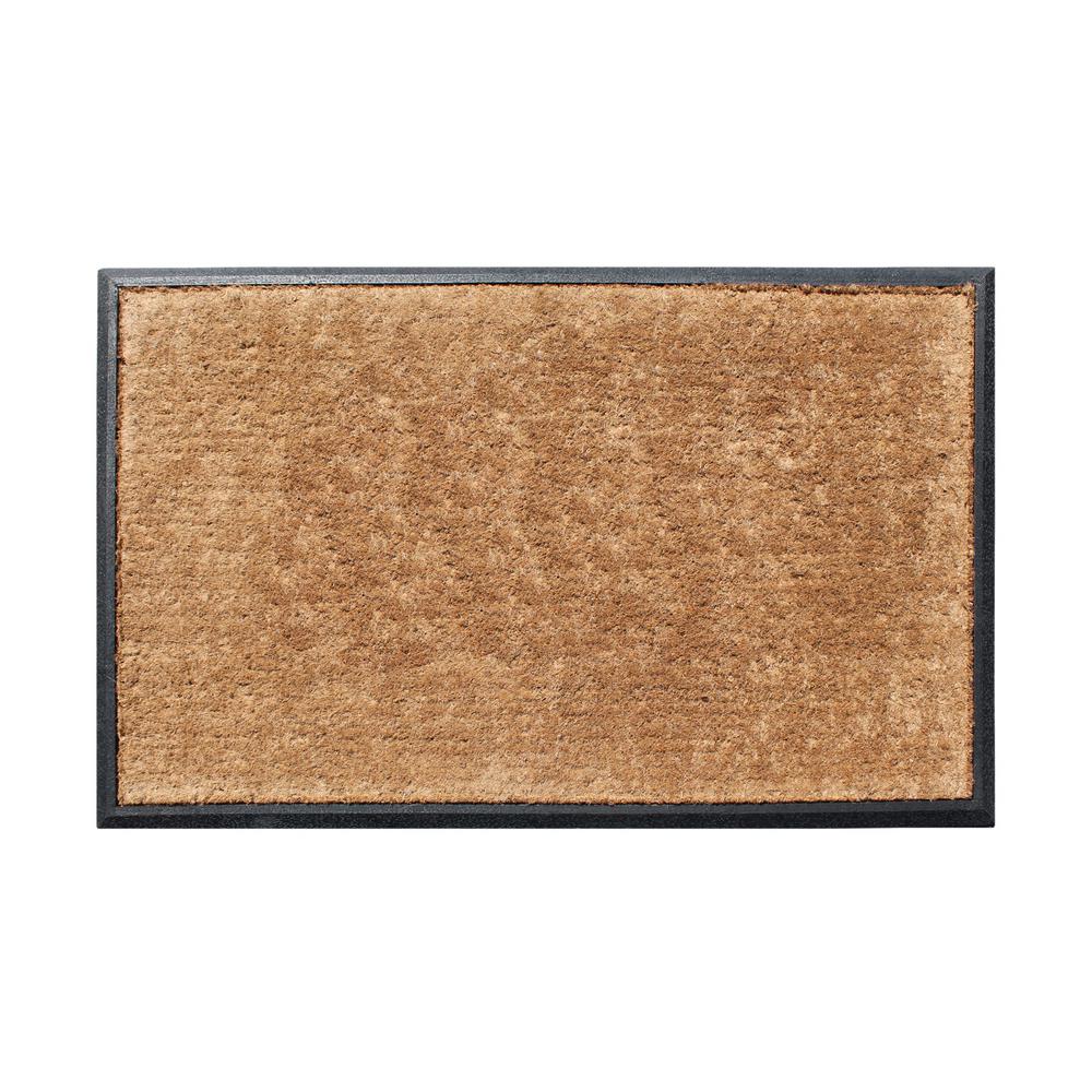 A1hc First Impression 30 In X 48 In Rubber And Coir Molded Double Door Mat