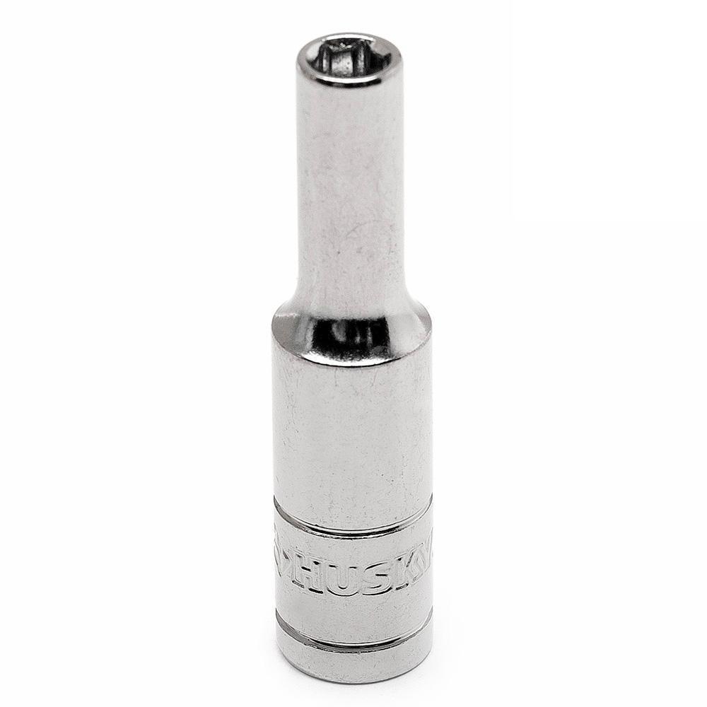 New Husky SAE Chrome Deep Sockets 3//8/" Drive 6 Point Metric /& Standard Sizes