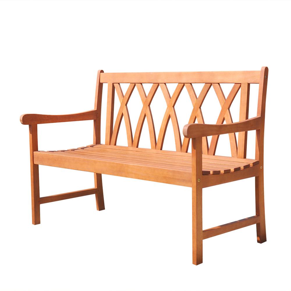Vifah Malibu 4 Ft Patio Bench Vifah Malibu 4 Ft Patio Bench