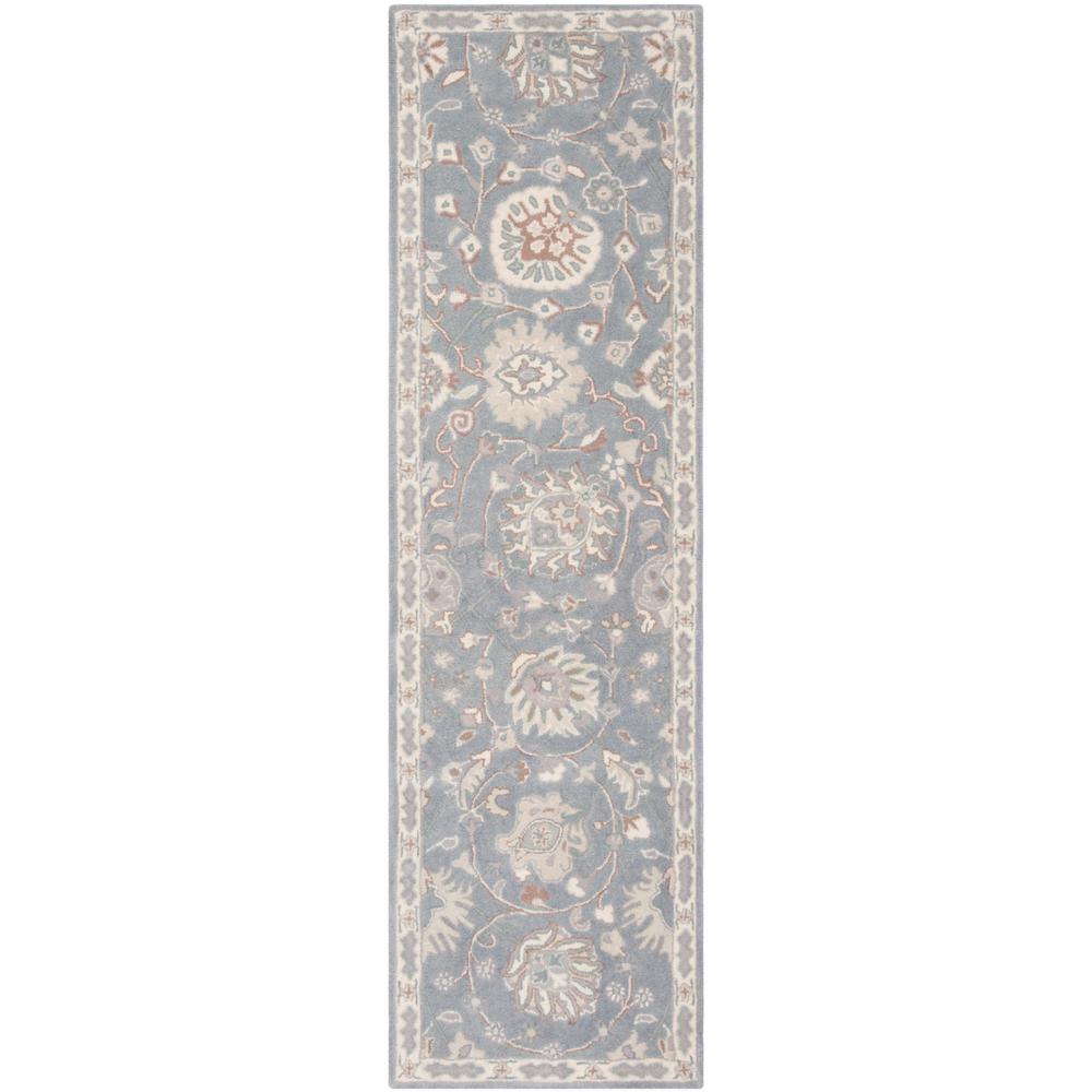 Safavieh Heritage Gray/Ivory 2 ft. x 8 ft. Runner Rug-HG824A-28 - The ...