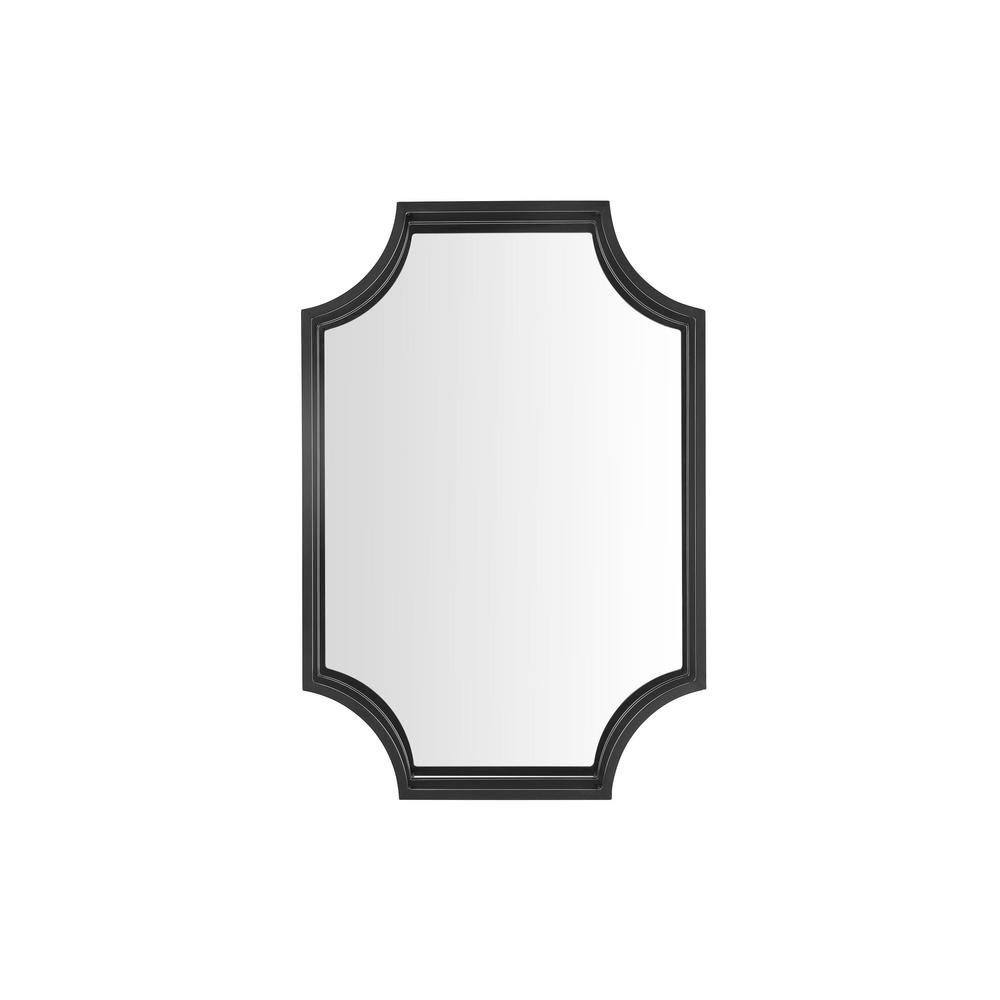 StyleWell 30 in. H x 20 in. W Rectangle Dimensional Framed Black Accent Mirror was $109.0 now $46.3 (58.0% off)