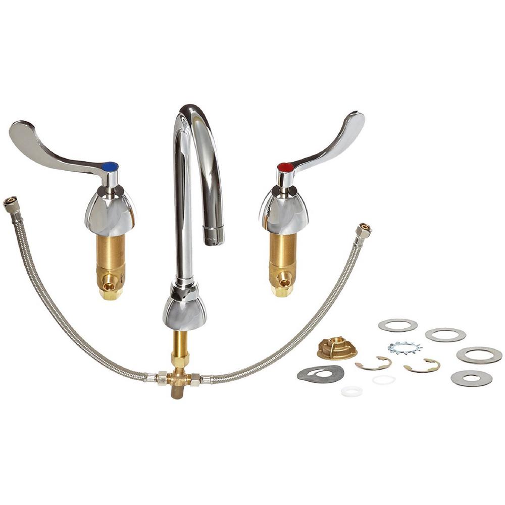 Zurn 8 in. Widespread 2Handle Bathroom Faucet in ChromeZ831B4XL