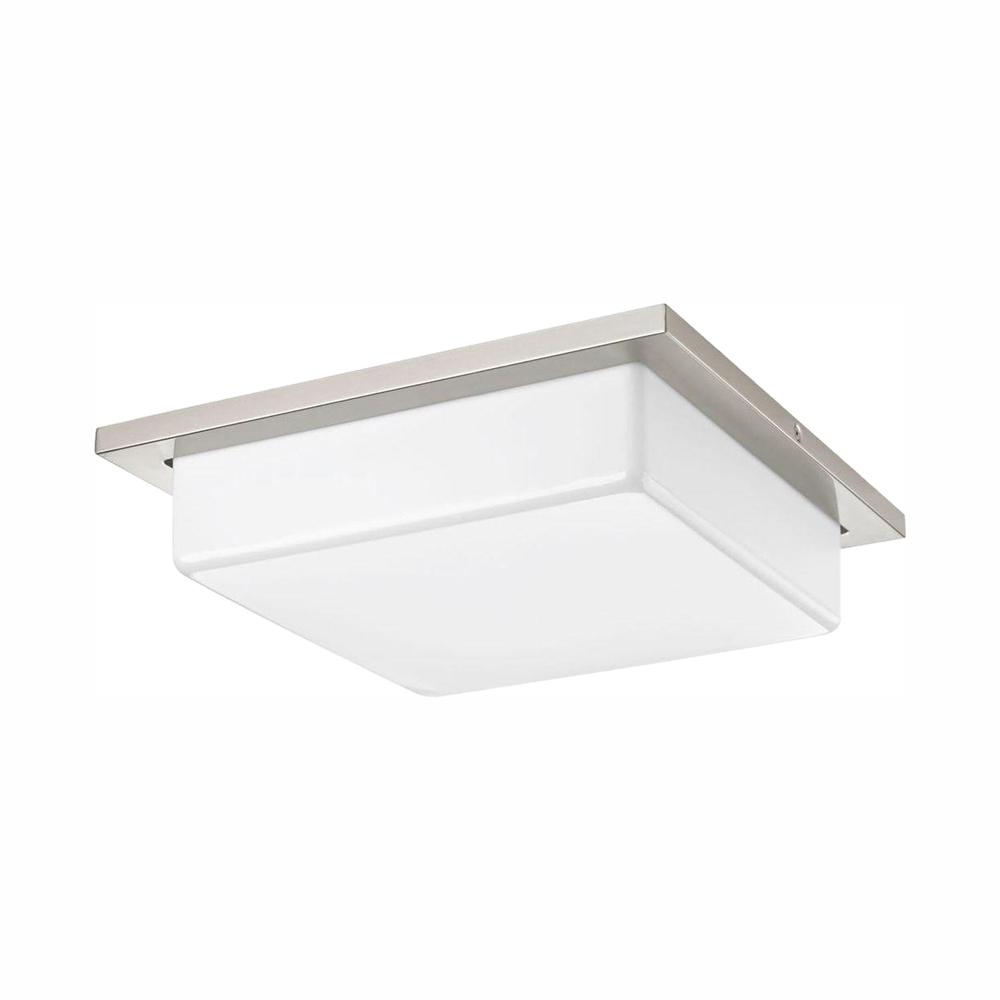 Progress Lighting 14 In Transit Collection 2 Light Brushed Nickel